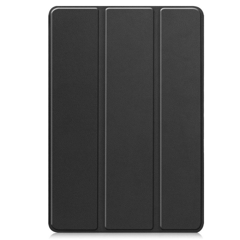 Capa inteligente para Samsung Galaxy Tab S10 FE Plus com três abas e suporte para caneta