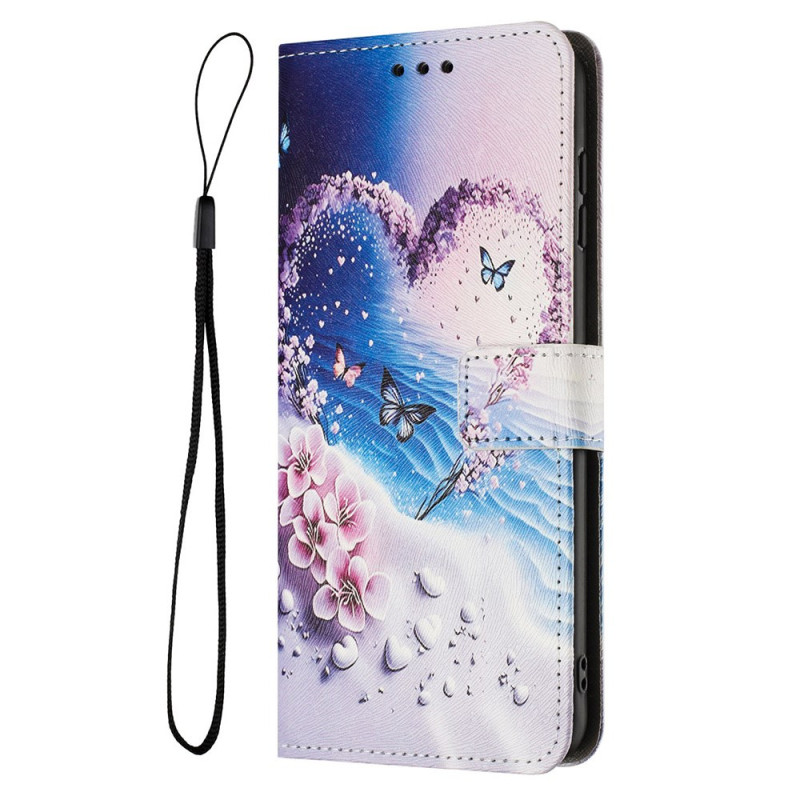 Capa Butterfly e Coração para Sony Xperia 1 VII