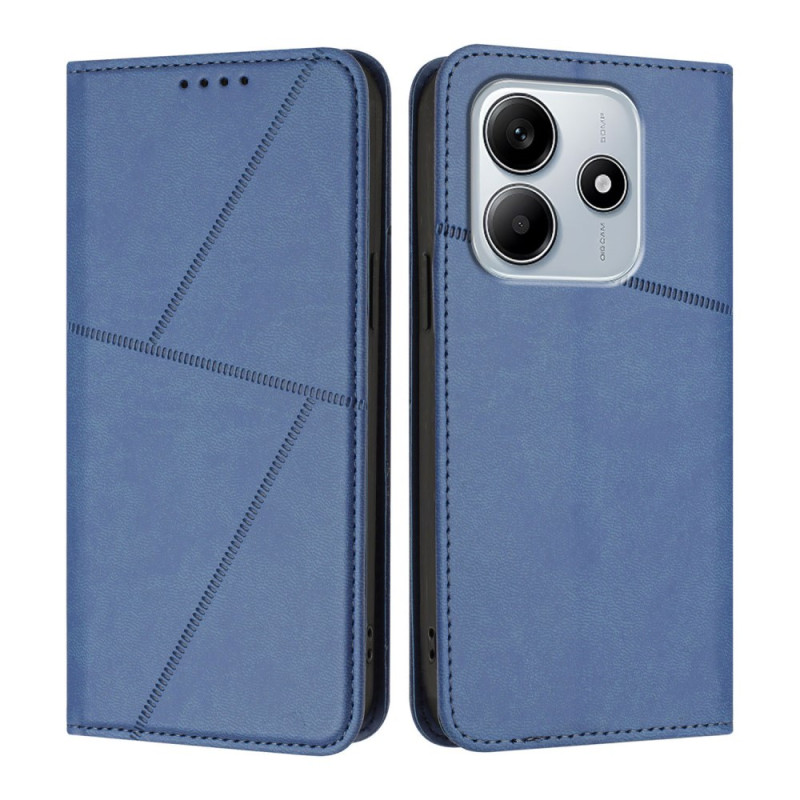 Capa Flip Cover Xiaomi Redmi Note 14 5G / Poco M7 Pro 5G Lines