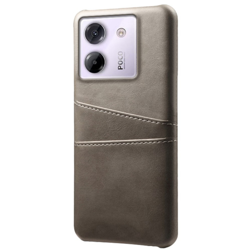 Capa Poco M7 Pro 5G Capa para cartão com efeito de pele