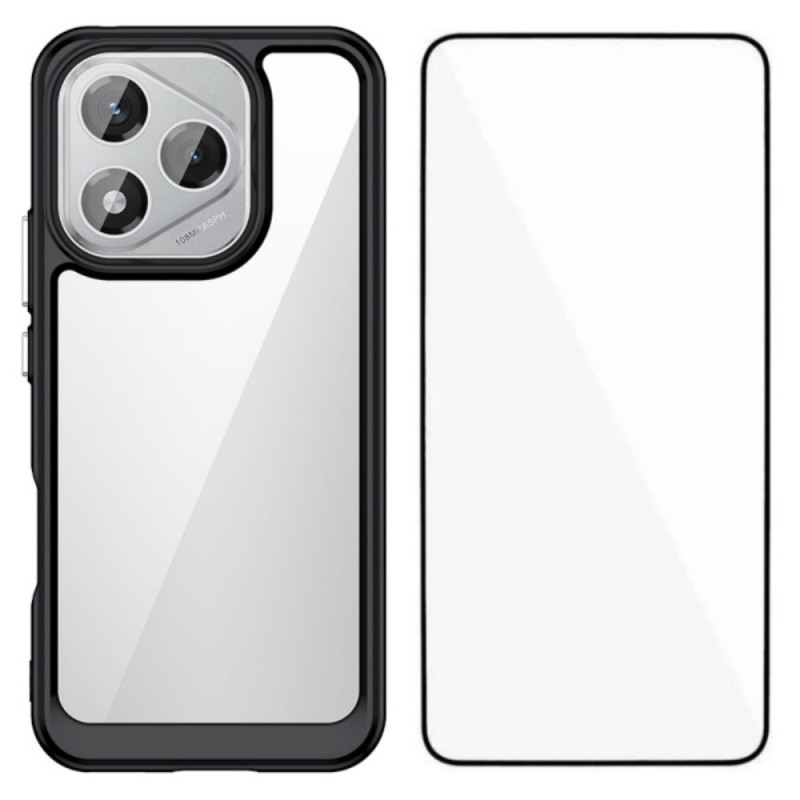 Capa reforçada para Honor 400 Lite com proteção de ecrã em vidro temperado