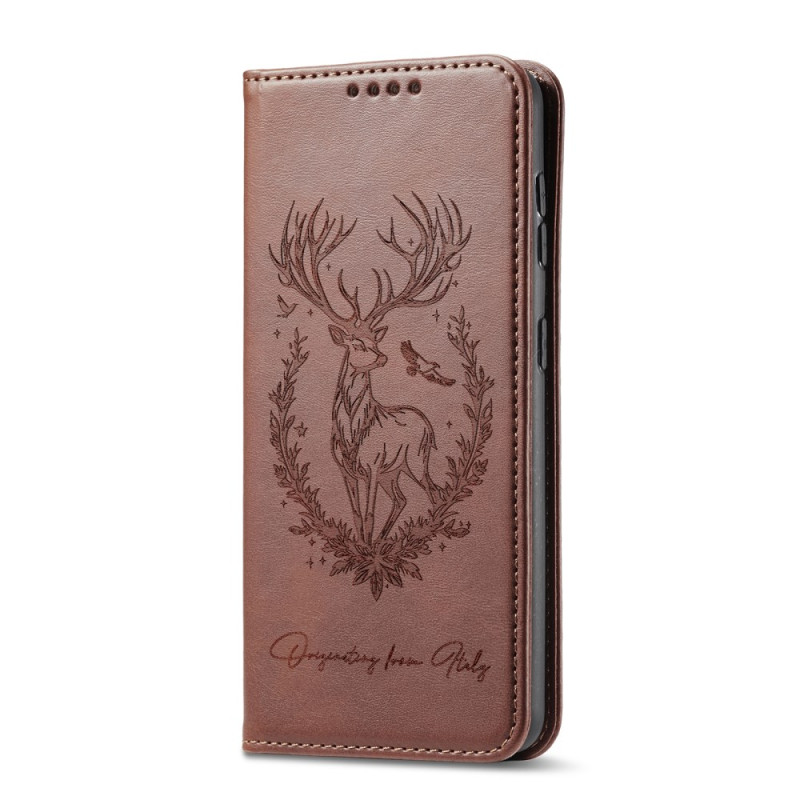 Capa Flip Cover Honor 400 Lite Lucky Deer
