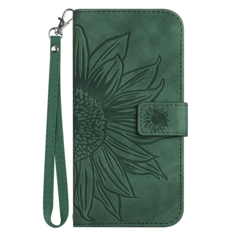 Xiaomi Redmi A5 Sunflower Print Lanyard Case