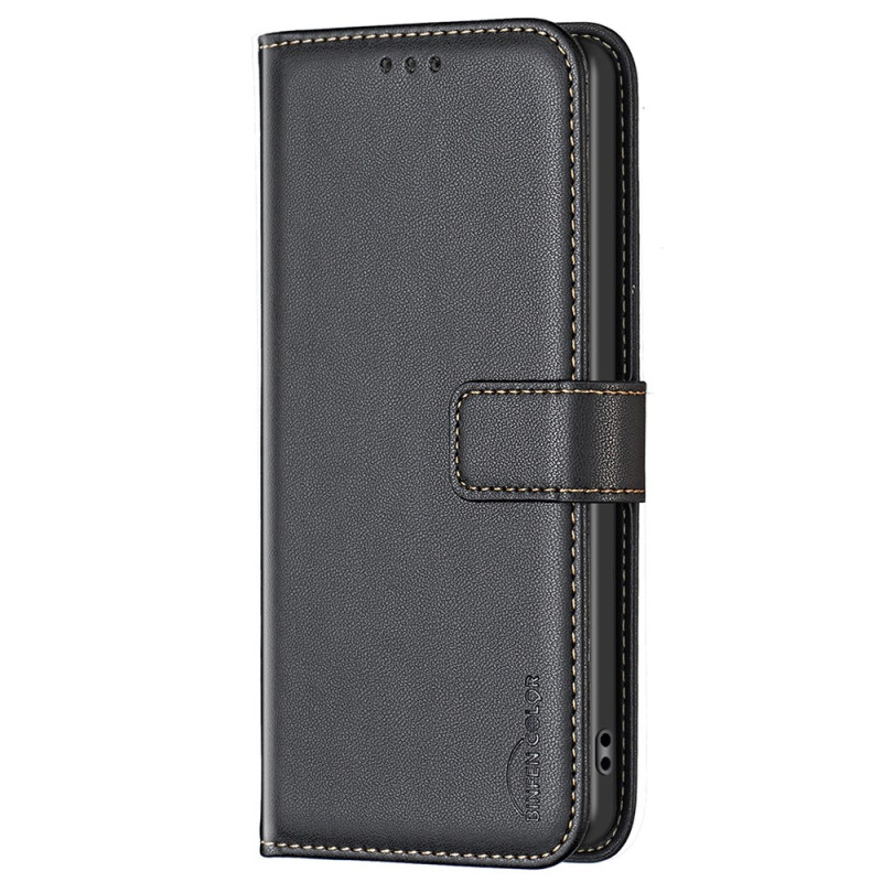 Capa Realme C63 / C61 em pele sintética BINFEN COLOR