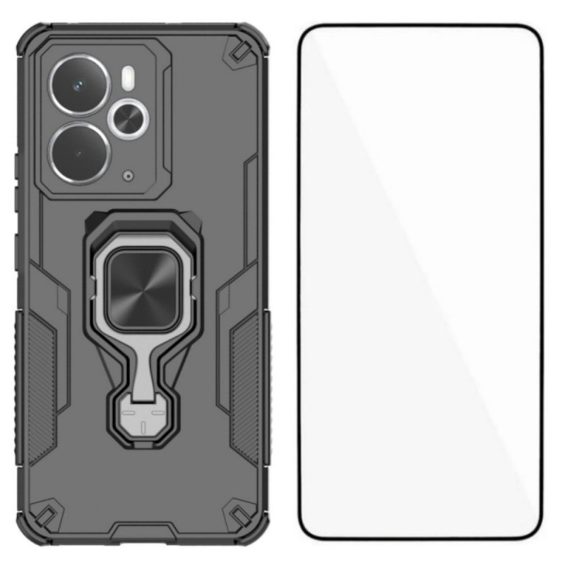Capa Realme 14 5G ultra-resistente com suporte e proteção de ecrã