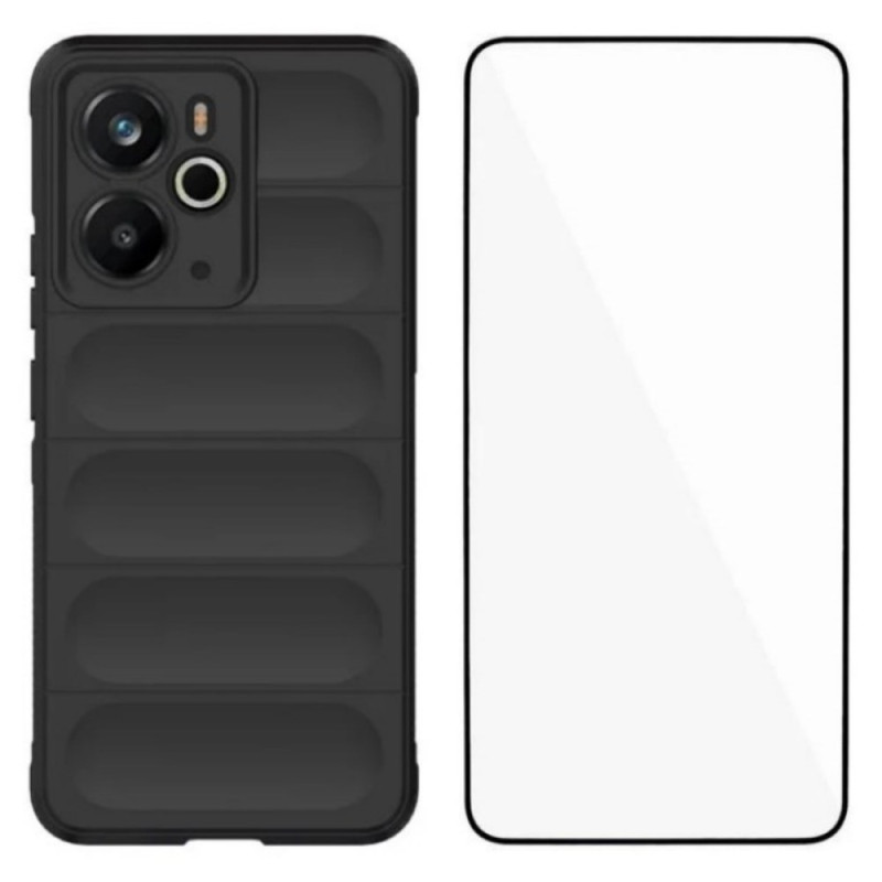 Capa antiderrapante Realme 14 5G com protetor de ecrã