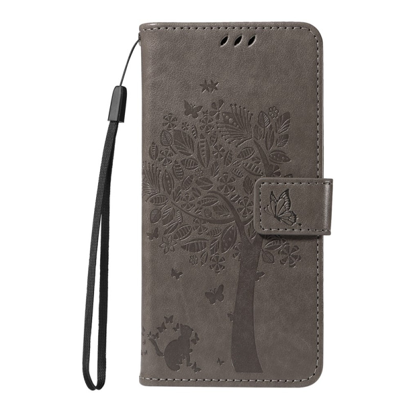 Capa Motorola Edge 60 / 60 Pro / 60 Fusion Gato e árvore