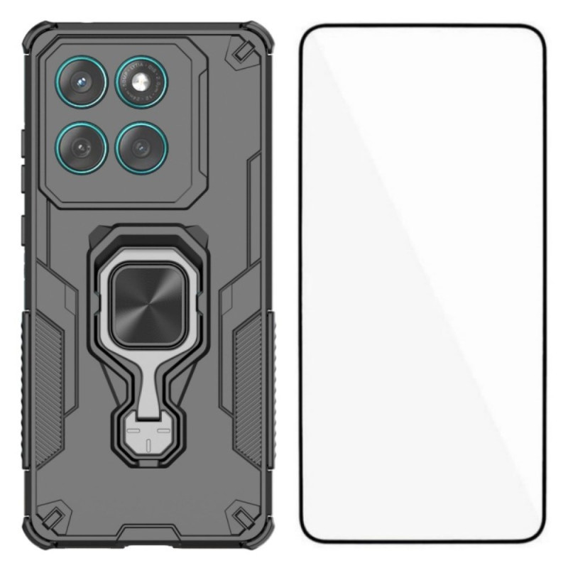 Capa Motorola Edge 60 Fusion 5G Suporte e vidro temperado