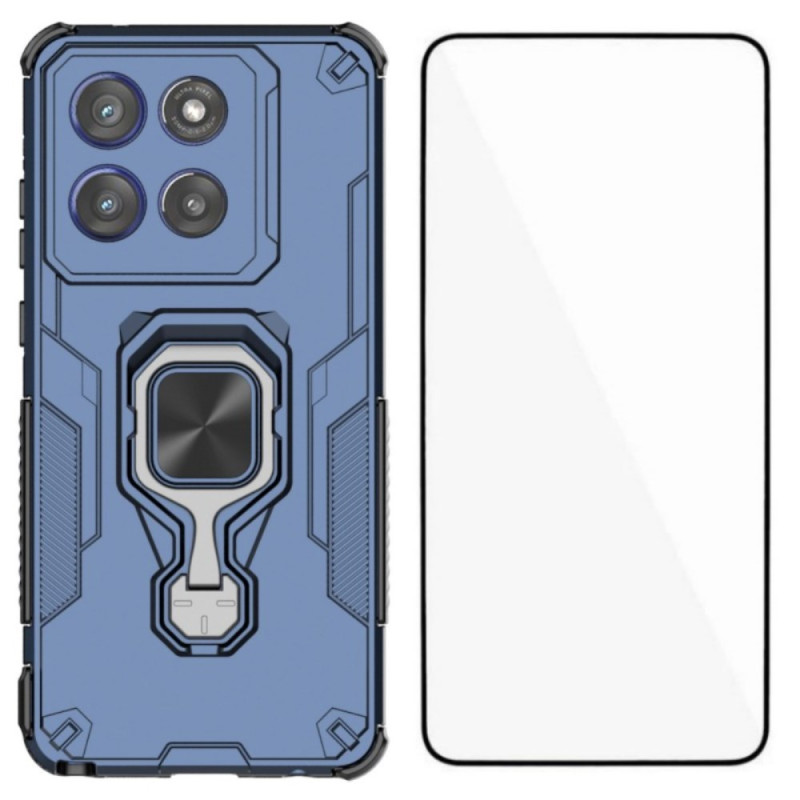 Capa Stylus para Motorola Edge 60 com proteção de ecrã em vidro temperado