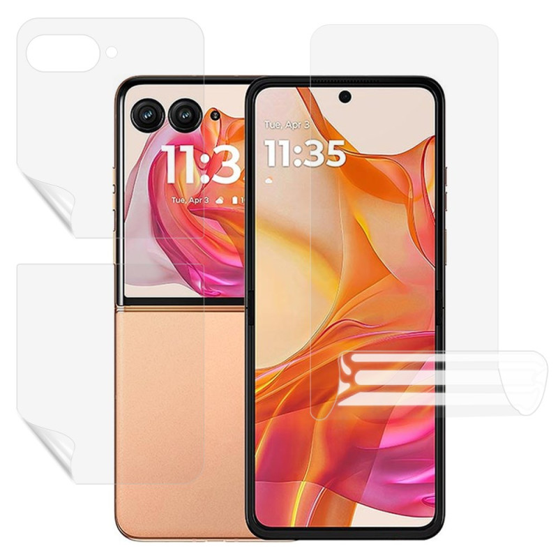 Conjunto completo de películas protectoras
 de ecrã para Motorola Razr 60 Ultra