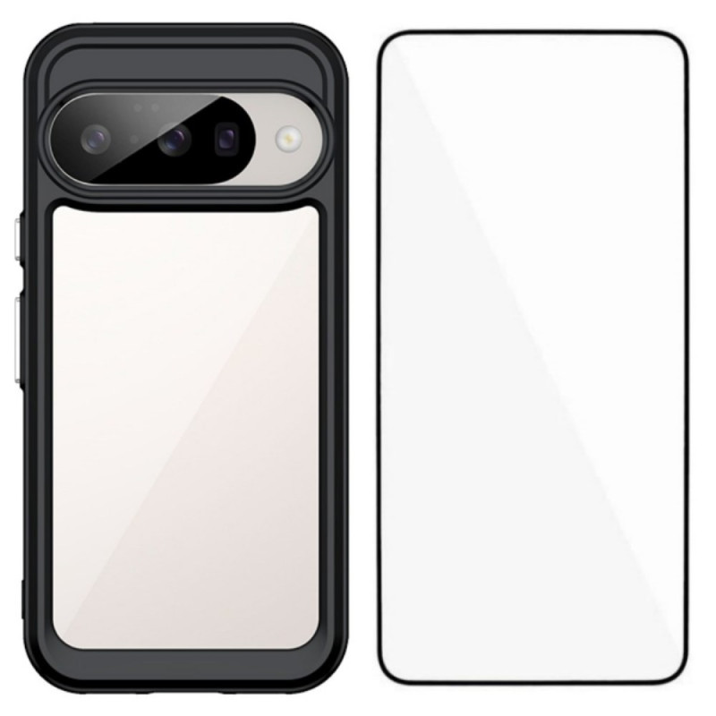 Capa híbrida para Google Pixel 10 com proteção de ecrã