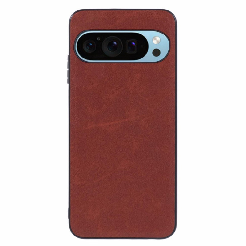 Capa de Couro para Google Pixel 10 Pro XL Efeito Retro