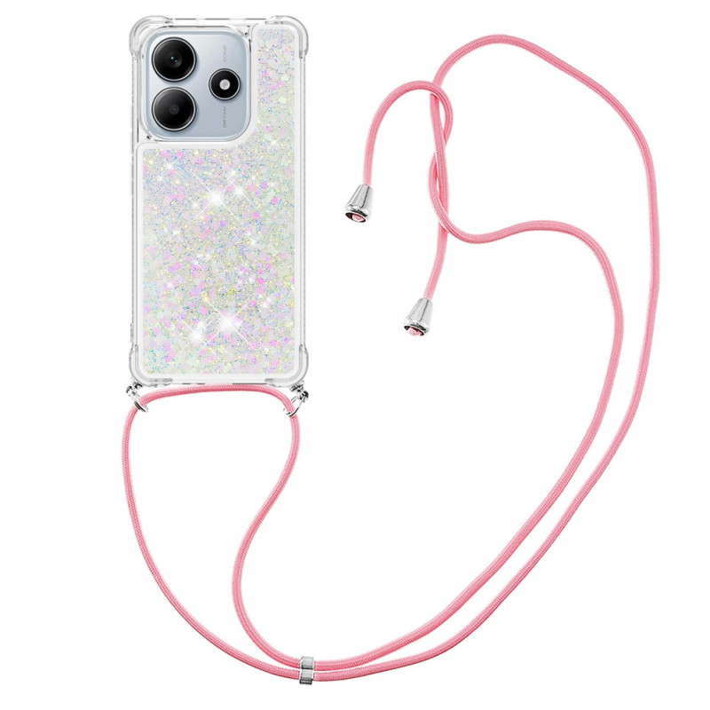 Xiaomi Redmi Note 14 4G Capa com cordão brilhante