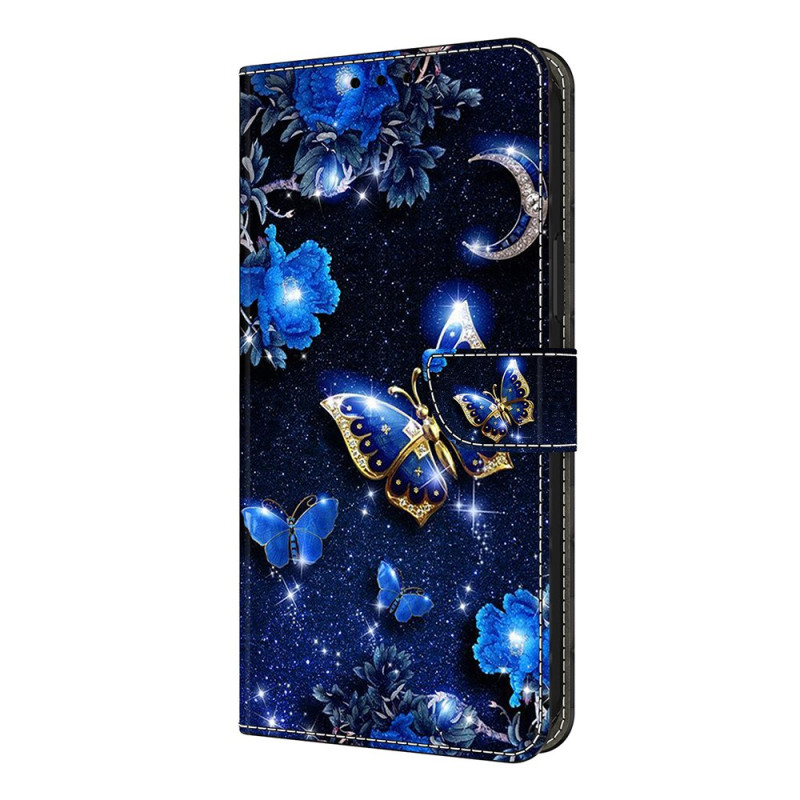 Capa Xiaomi Redmi Note 14 Pro 4G Borboletas brilhantes