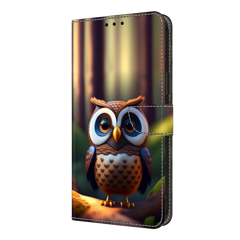 Capa Xiaomi Redmi Note 14 Pro 4G Coruja castanha