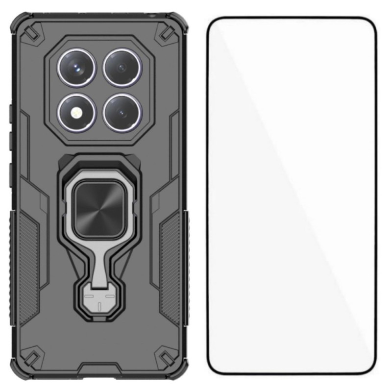 Capa Xiaomi Redmi Note 14 Pro 4G Ultra Resistente com suporte e protetor de ecrã