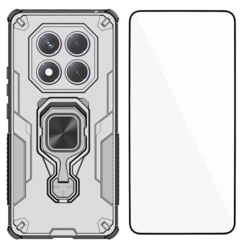 Capa Xiaomi Redmi Note 14 Pro 4G Ultra Resistente com suporte e protetor de ecrã