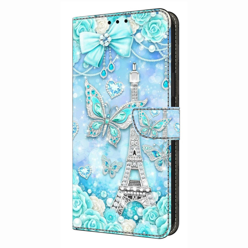 Capa de diamante para Xiaomi Redmi Note 14 Pro 4G Torre Eiffel