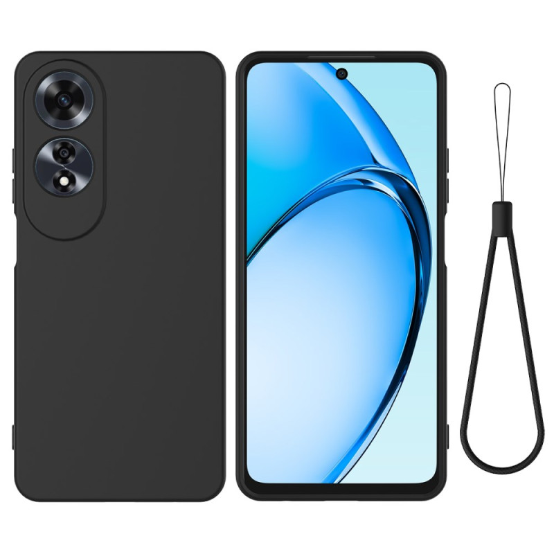 Oppo A60 4G Liquid Silicone Lanyard Case