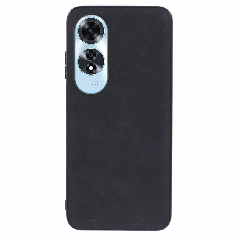 Capa Oppo A60 4G com aspeto retro em pele