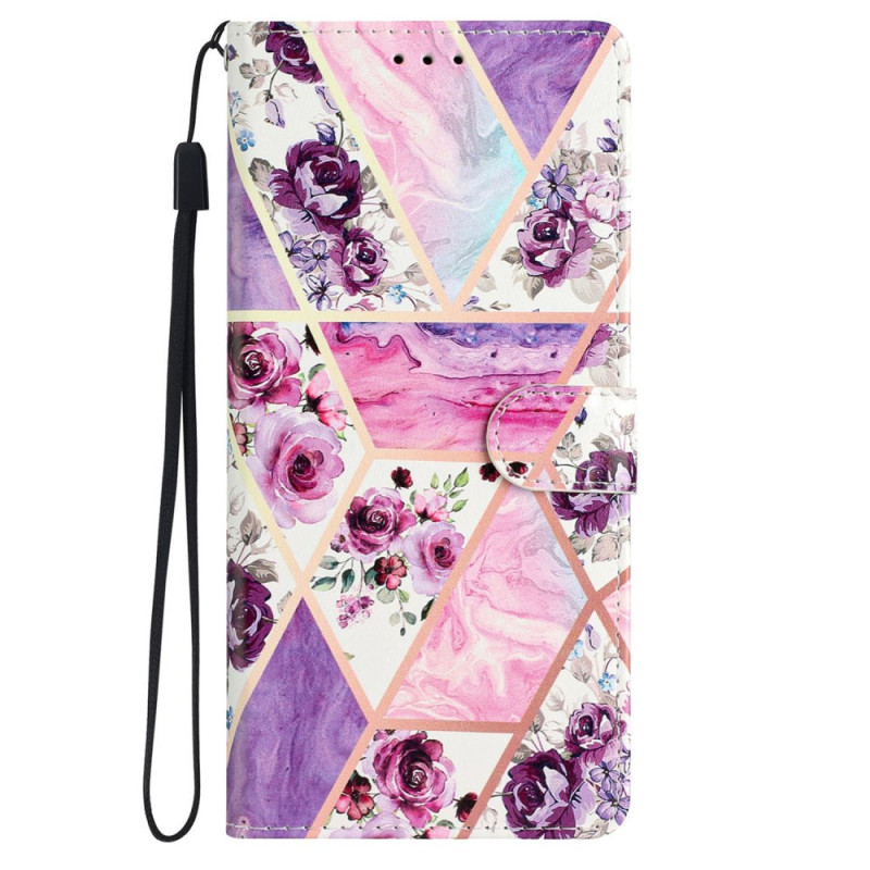 Capa Oppo A60 4G Flores roxas