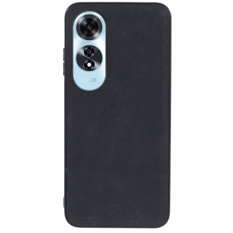 Capa Oppo A60 4G com aspeto retro em pele