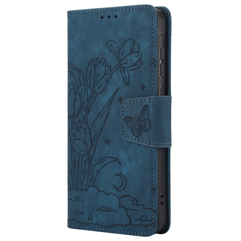 Capa Oppo A60 4G com estampado floral