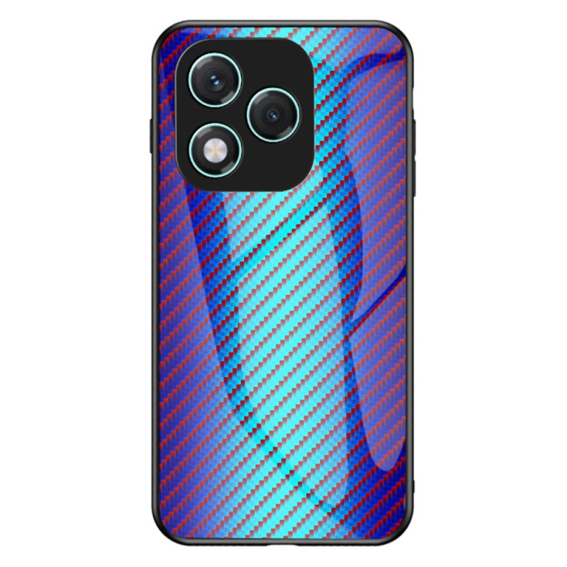Capa de vidro temperado de fibra de carbono para Honor 400 Lite