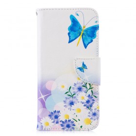 Capa Honor 10 Lite / Huawei P Smart 2019 Butterflies e Flores Pintadas