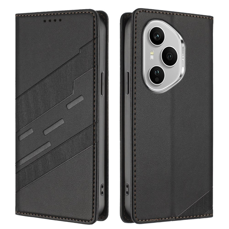 Honor 400 Pro Capa flip estilo punk