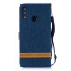 Honor 10 Lite / Huawei P Smart 2019 Capa de fita de tecido e efeito coureiro