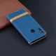 Honor 10 Lite / Huawei P Smart 2019 Capa de fita de tecido e efeito coureiro