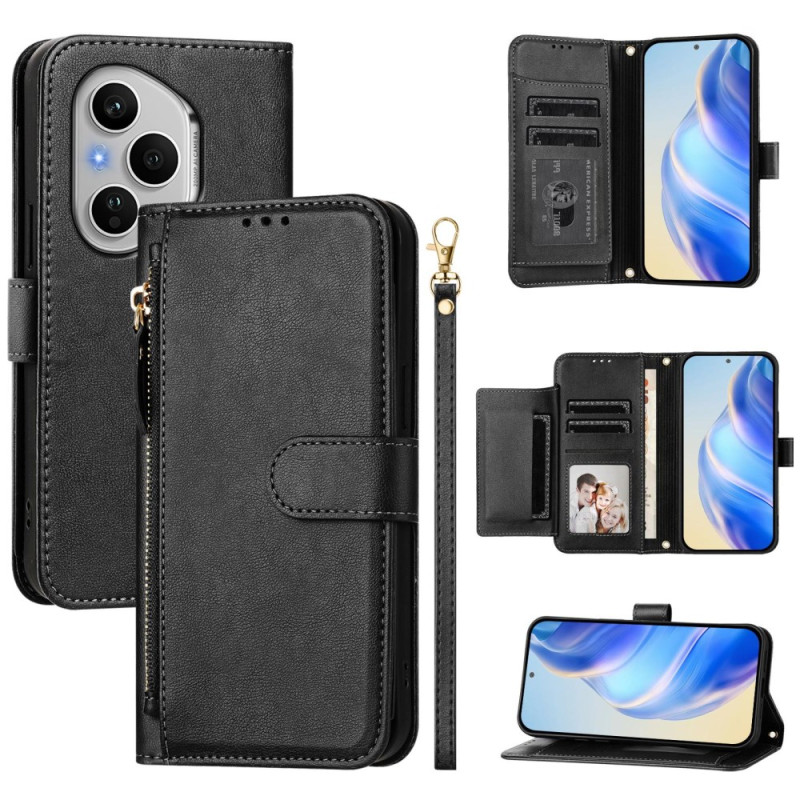 Capa
para o Honor 400 Pro com bolso com fecho e forro