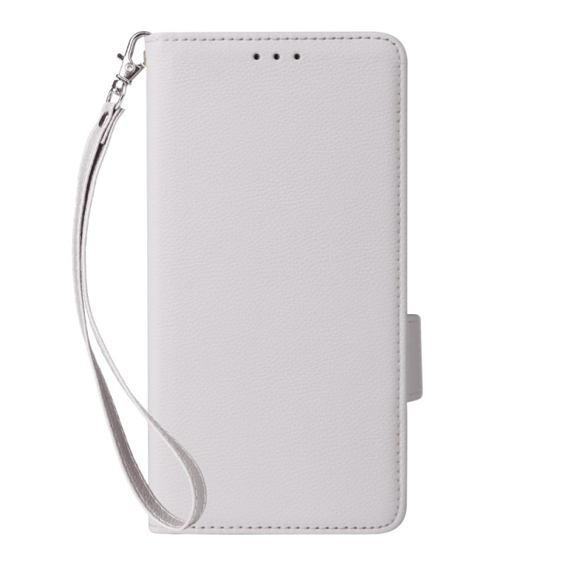 Capa Nothing CMF Phone 2 Pro em pele sintética Litchi com correia