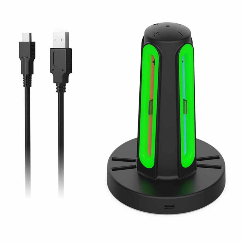 Base de carregamento com 4 ranhuras para os comandos da Nintendo Switch 2