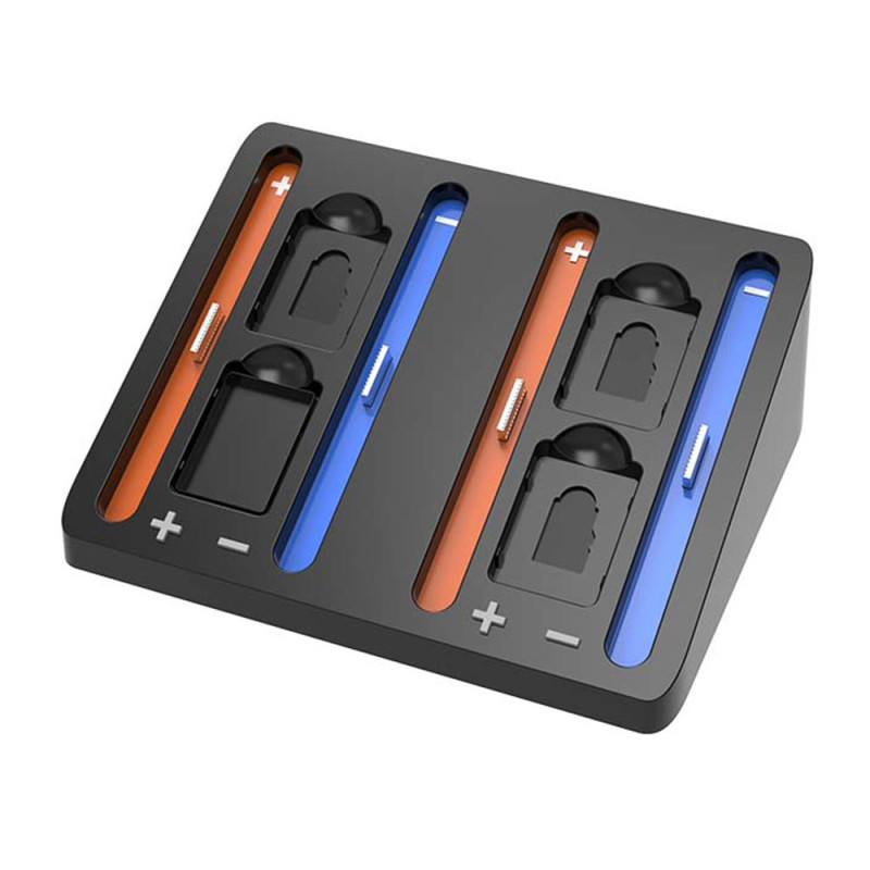 Carregador de cartões Nintendo Switch 2 Joy-Con 4 com indicador LED