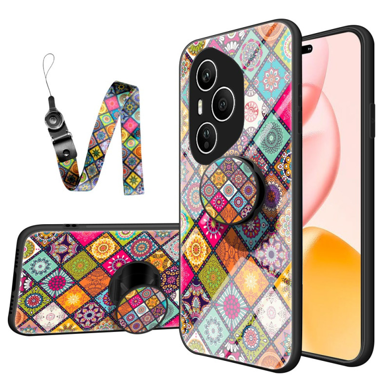 Capa de vidro temperado para o Honor 400 Pro Suporte de retalhos e correia