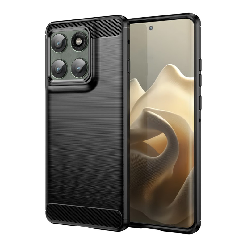 Capa Motorola Edge 60 Pro em fibra de carbono escovada