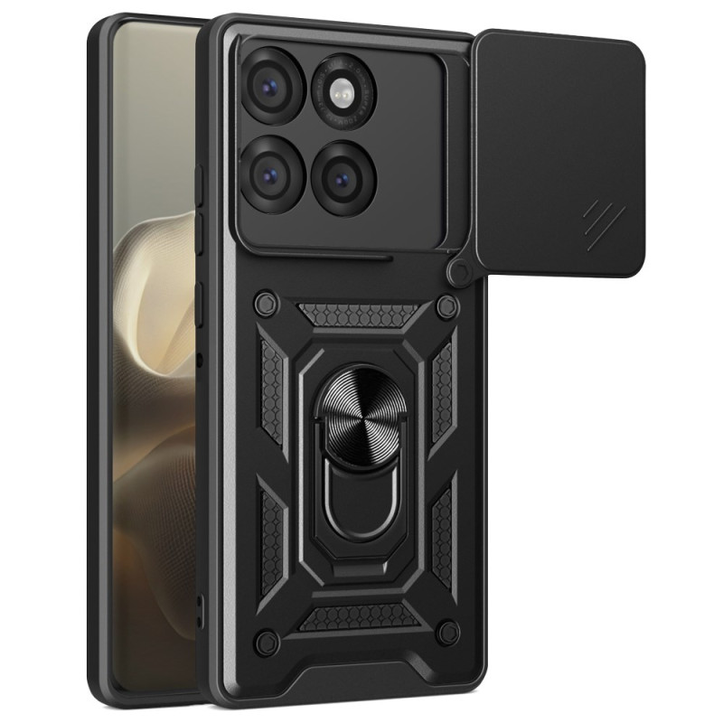 Capa Motorola Edge 60 Pro Suporte deslizante para a câmara e protetor