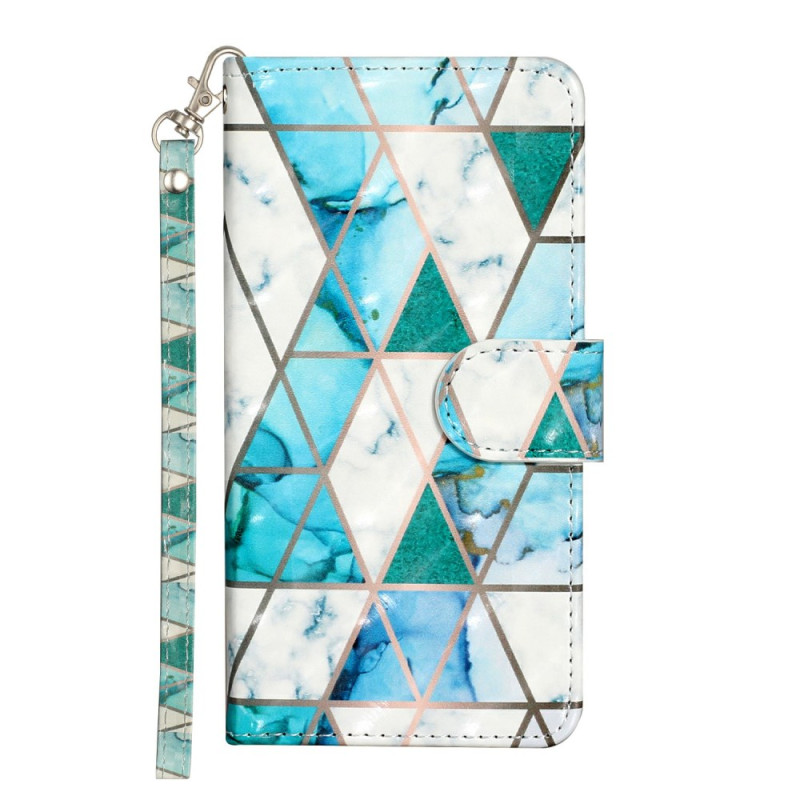 Honor 400 Lite Capa
 com bracelete em mármore verde