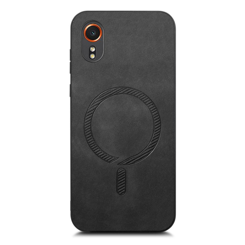 Capa de couro para Samsung Galaxy Xcover 7 compatível com MagSafe