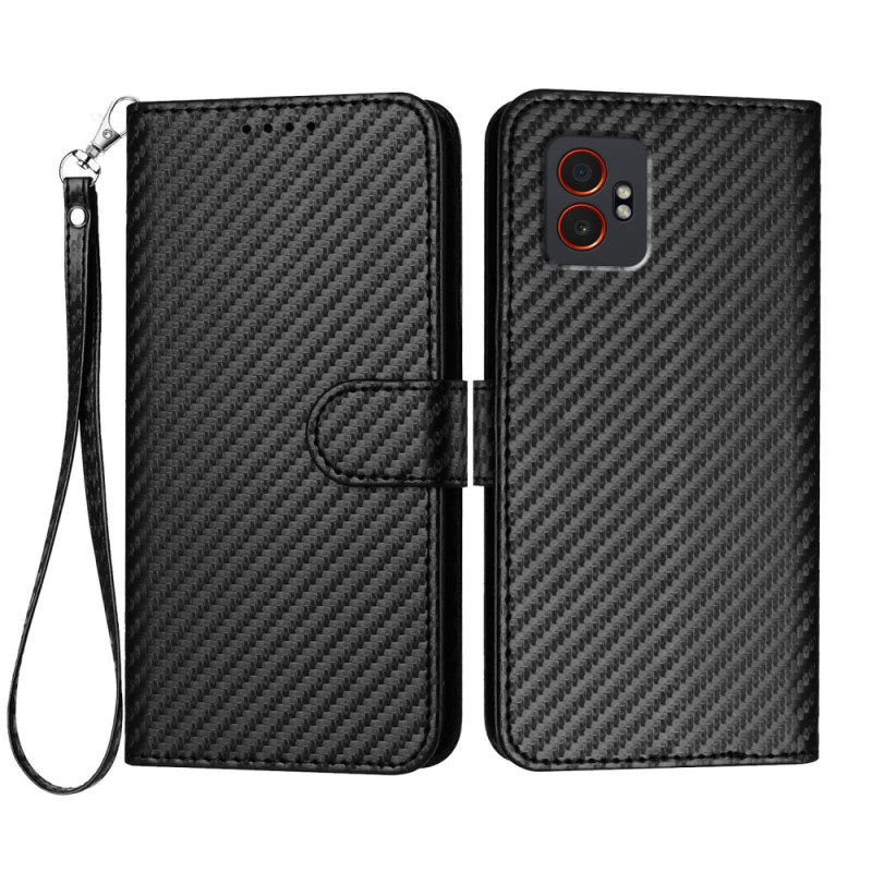 Capa de fibra de carbono para Samsung Galaxy XCover 7 Pro