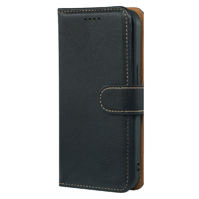 Capa para carteira RFID com efeito de couro para Samsung Galaxy XCover 7 Pro