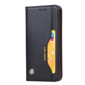 Capa Flip Cover Samsung Galaxy S10 Plus Capa de cartão em pele