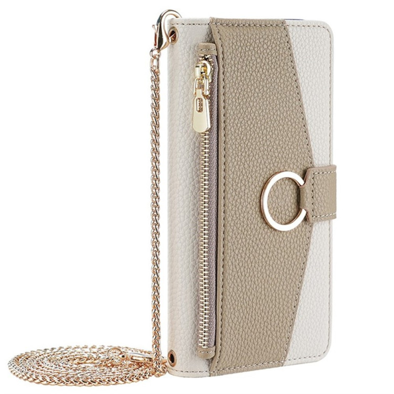 Capa para Samsung Galaxy XCover 7 Pro com espelho e corrente