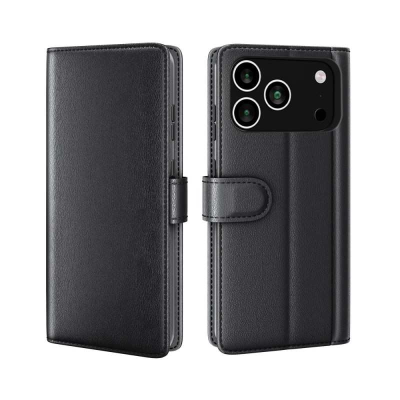 Capa iPhone 17 Pro Max Estojo
 em pele genuína