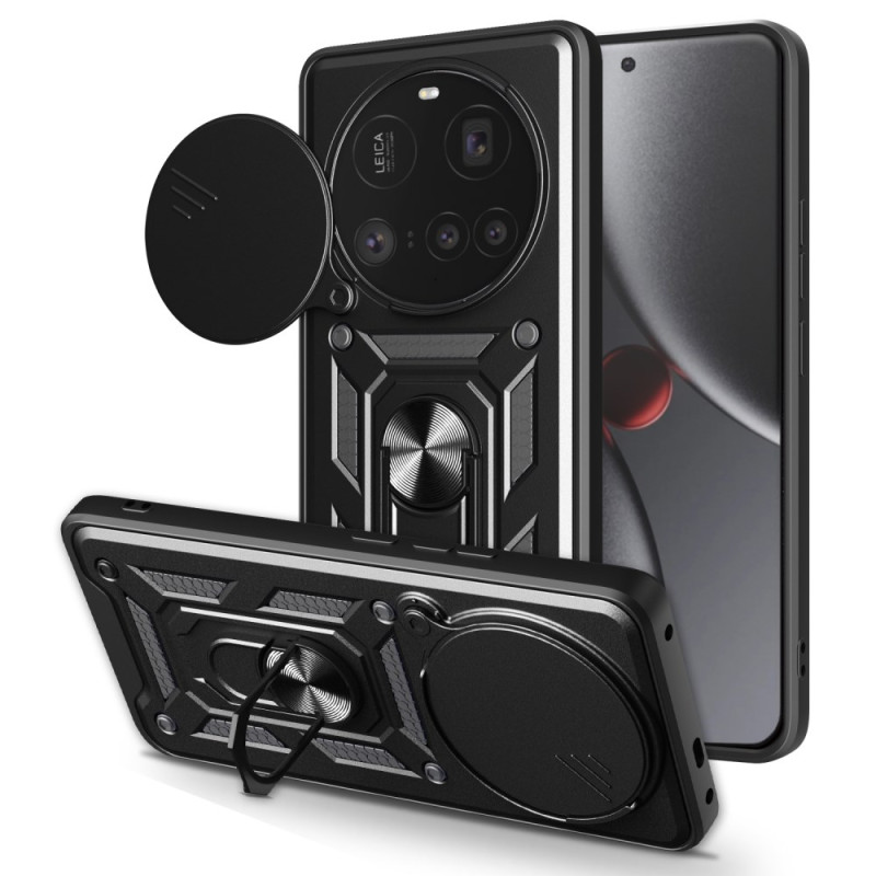 Capa deslizante para a câmara e suporte da Xiaomi 15 Ultra
