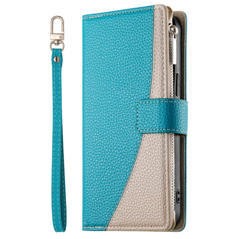Capa bicolor com alças para carteira para o Google Pixel 10