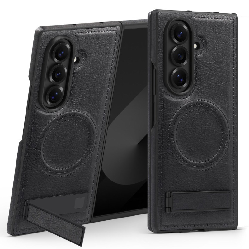 Samsung Galaxy Z Fold 7 Capa com efeito de pele MagSafe e suporte