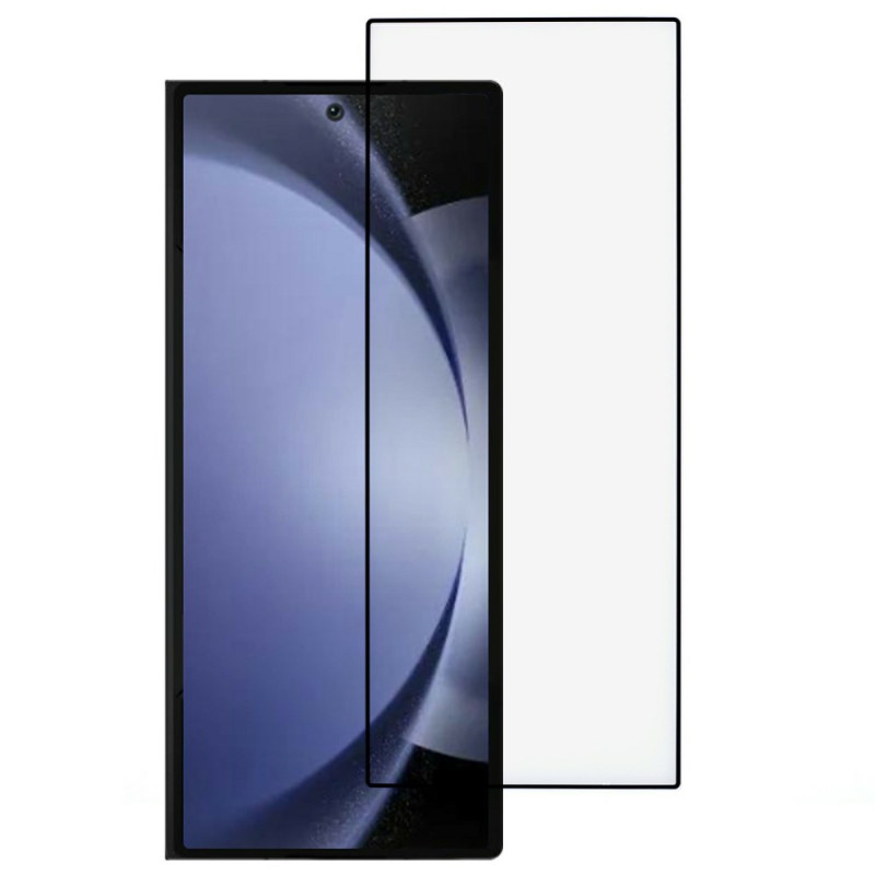 Proteção de vidro temperado para Samsung Galaxy Z Fold 7 5G Ecrã interior (margem preta)